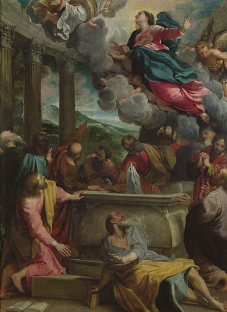 Detail of The Assumption of the Virgin, c.1590 by Annibale Carracci