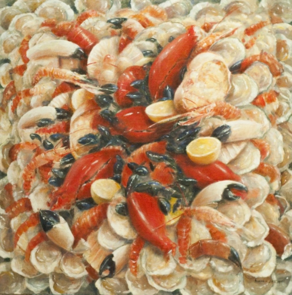 Detail of Seafood Extravaganza, 2010 by Lincoln Seligman