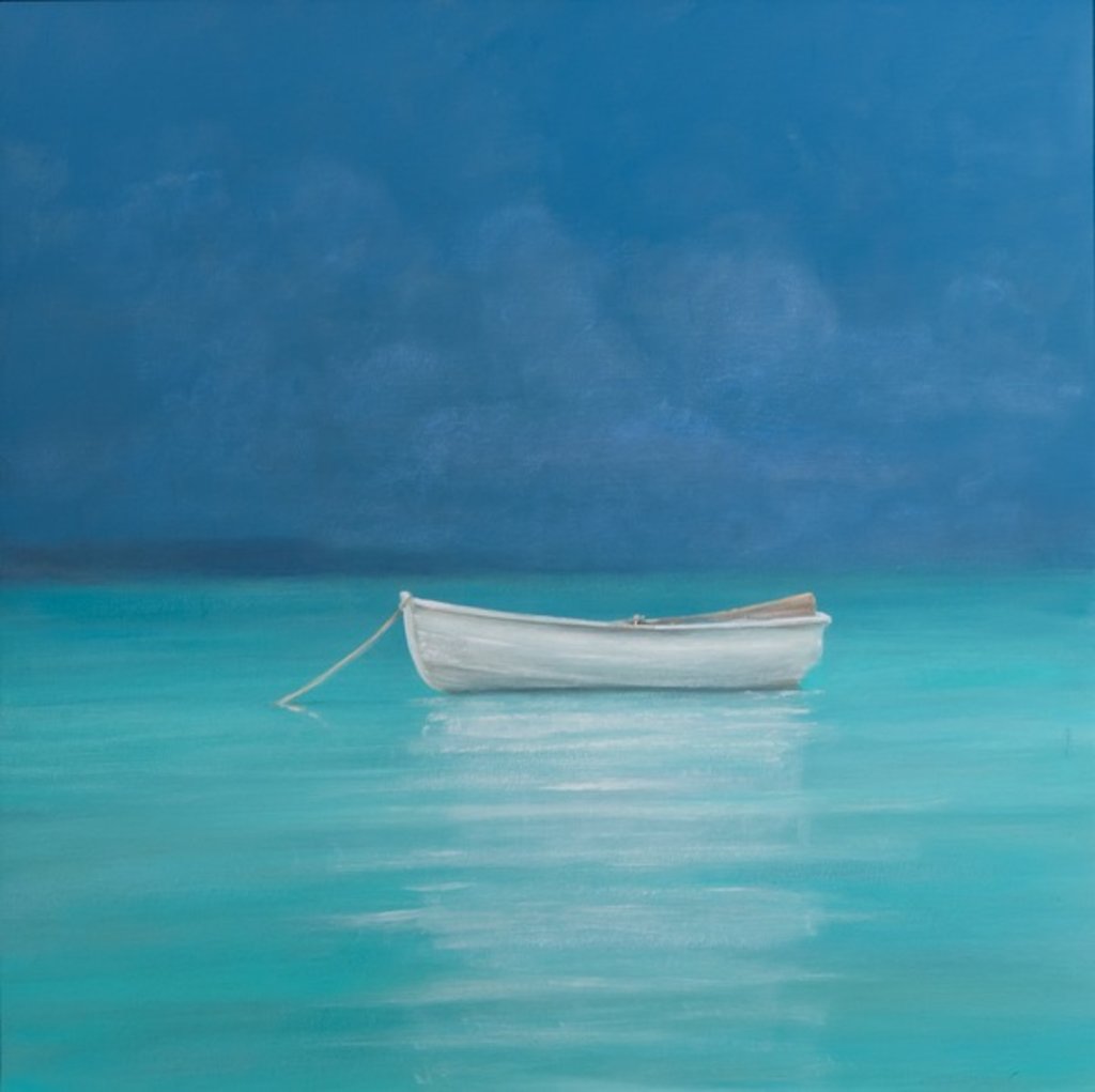 Detail of White boat, Kilifi, 2012 by Lincoln Seligman