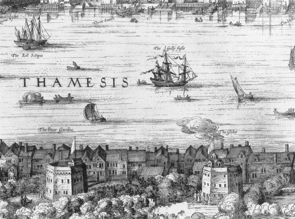 Detail of 17th Century View of London by Corbis