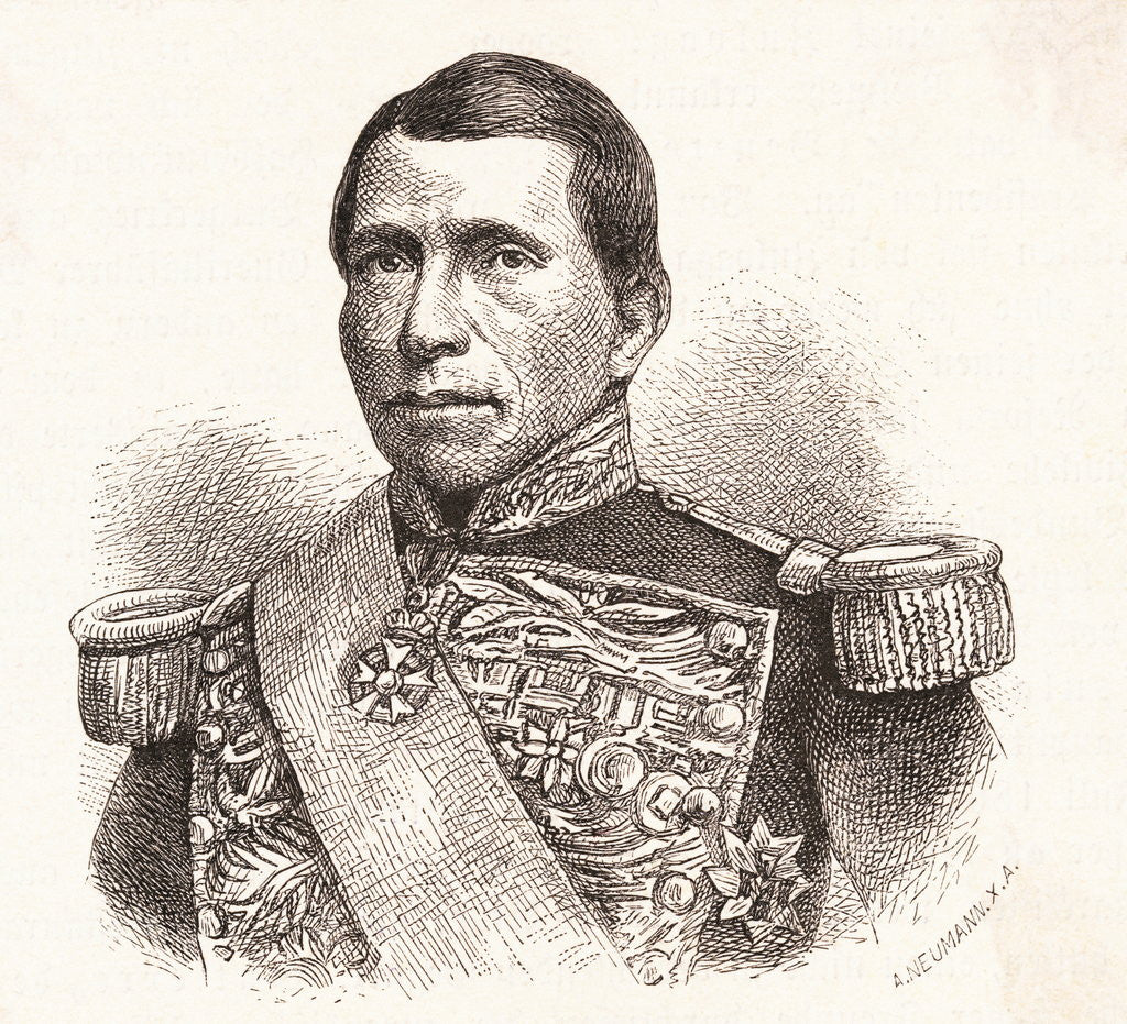 Detail of Portrait of Benito Juarez by Corbis