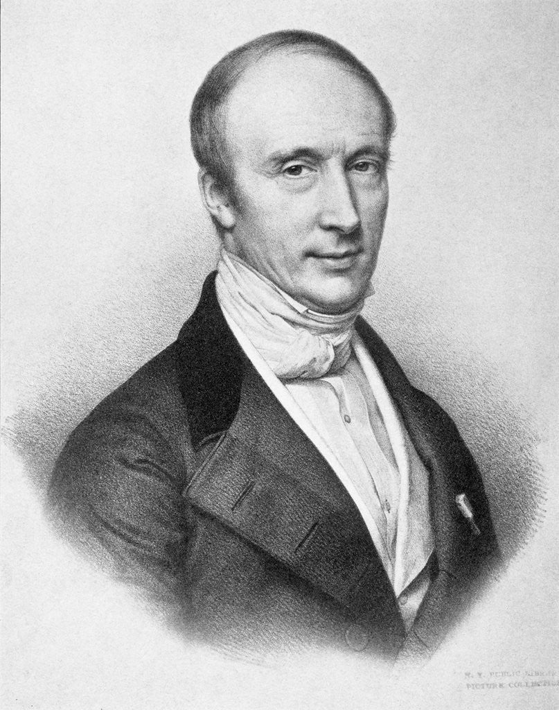 Detail of Portrait of Augustine Lewis Cauchy by Corbis