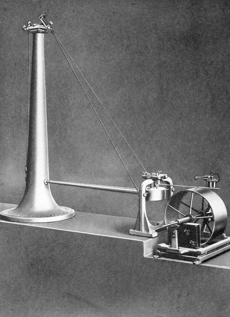 Detail of Illustration of Seismograph by Corbis