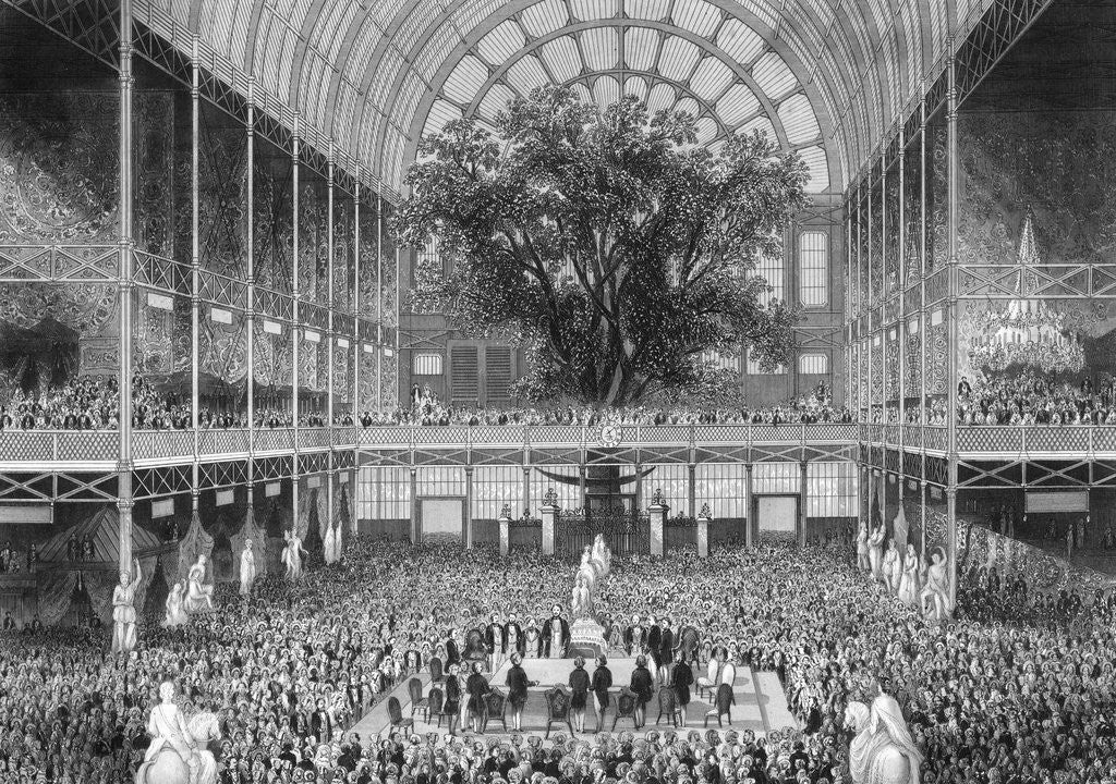 Detail of Interior View of London's Crystal Palace by Corbis