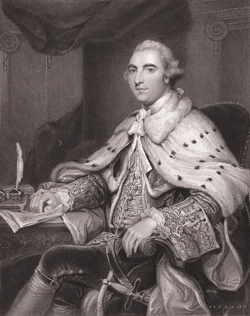 Detail of Portrait of William Petty-Fitzmaurice by Corbis