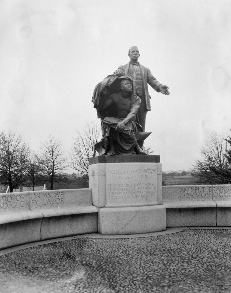 Detail of Statue of Booker T. Washington by Corbis