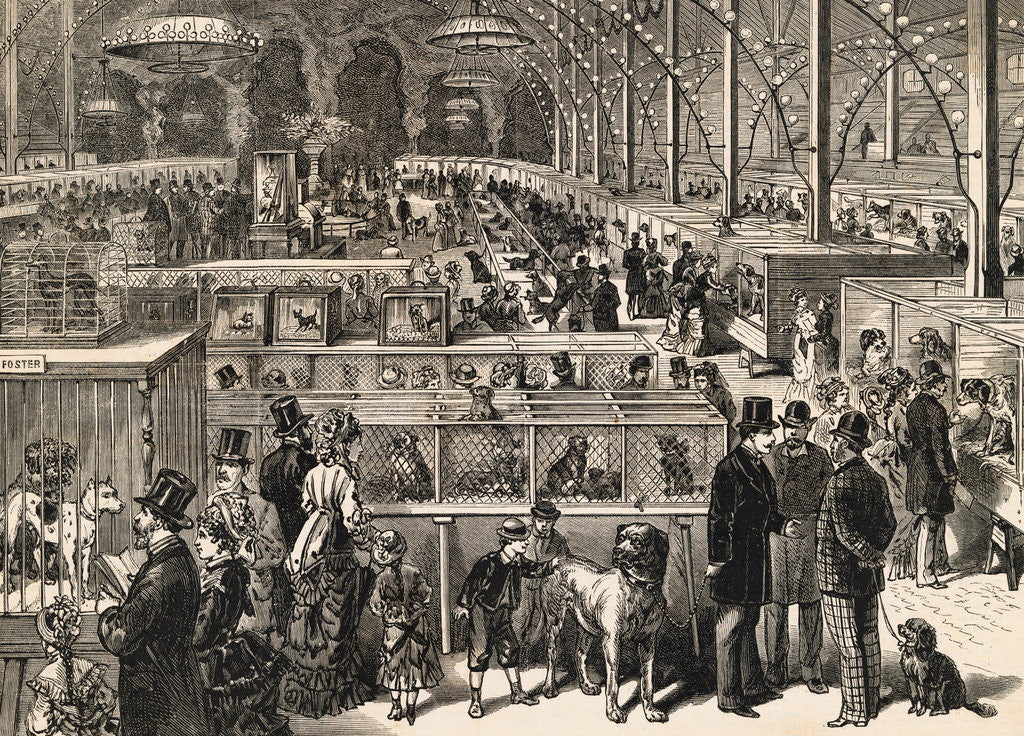 Detail of Victorian Dog Show by Corbis