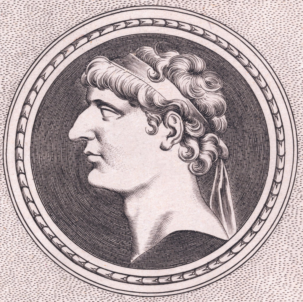 Detail of Profile of Seleucus I Nicator by Corbis