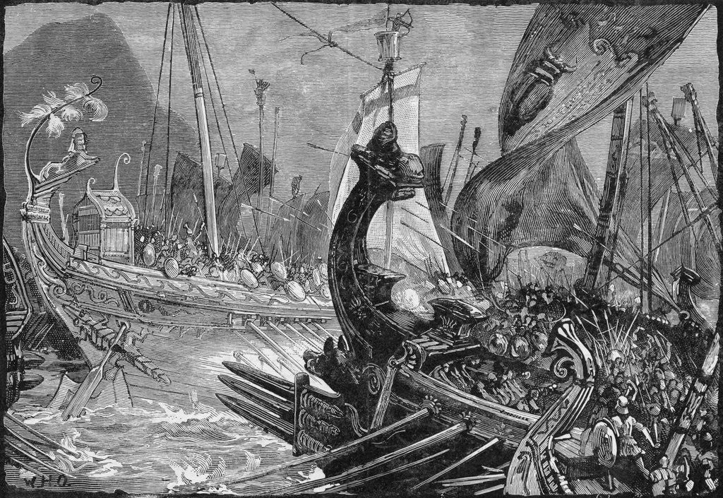 Detail of Battle of Salamis by Corbis