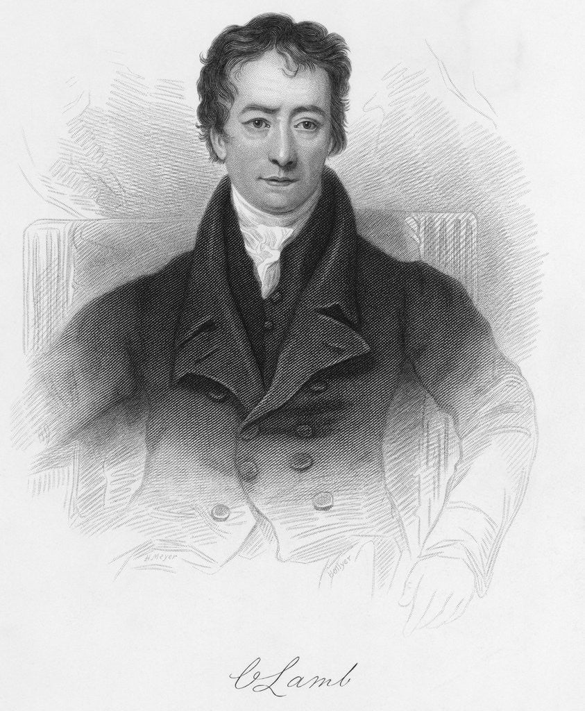 Detail of Portrait of Charles Lamb by Corbis