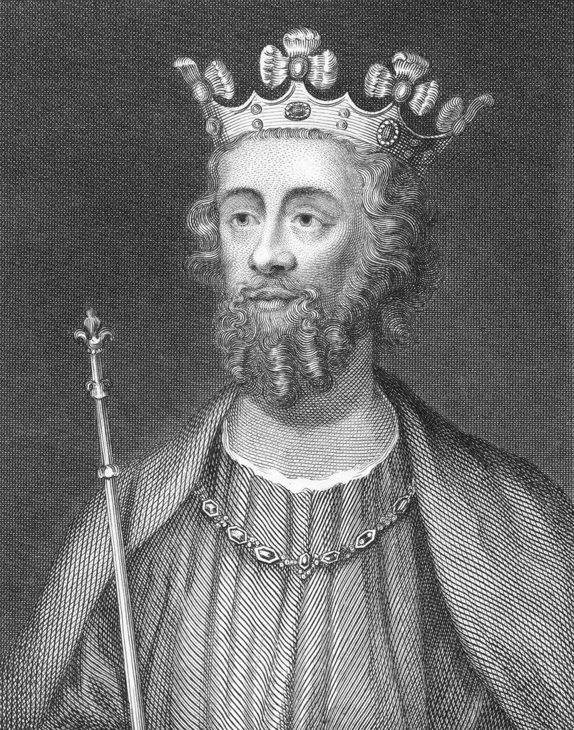 Detail of Portrait of King Edward II of England by Corbis