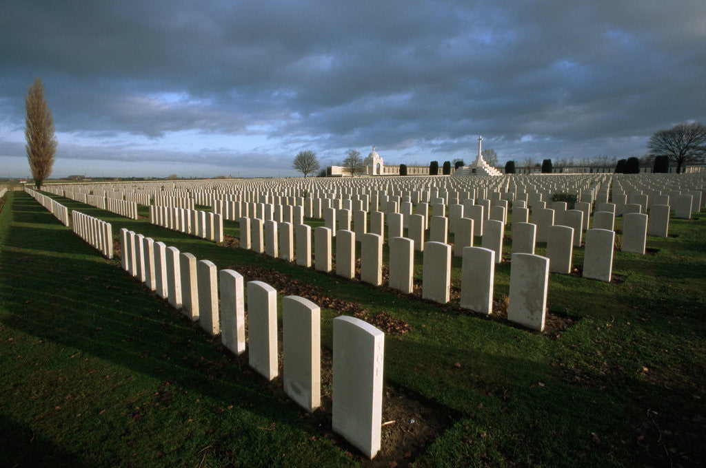 Detail of Tyne Cot British Military Cemetery by Corbis