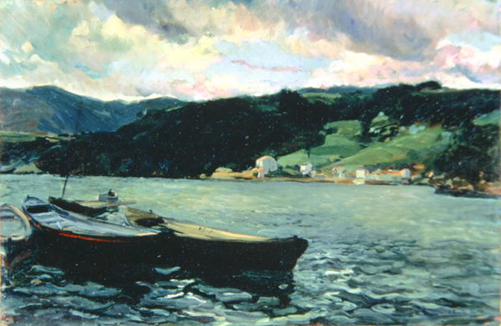 Detail of Estuary of the Nalon, Asturias by Joaquin Sorolla y Bastida