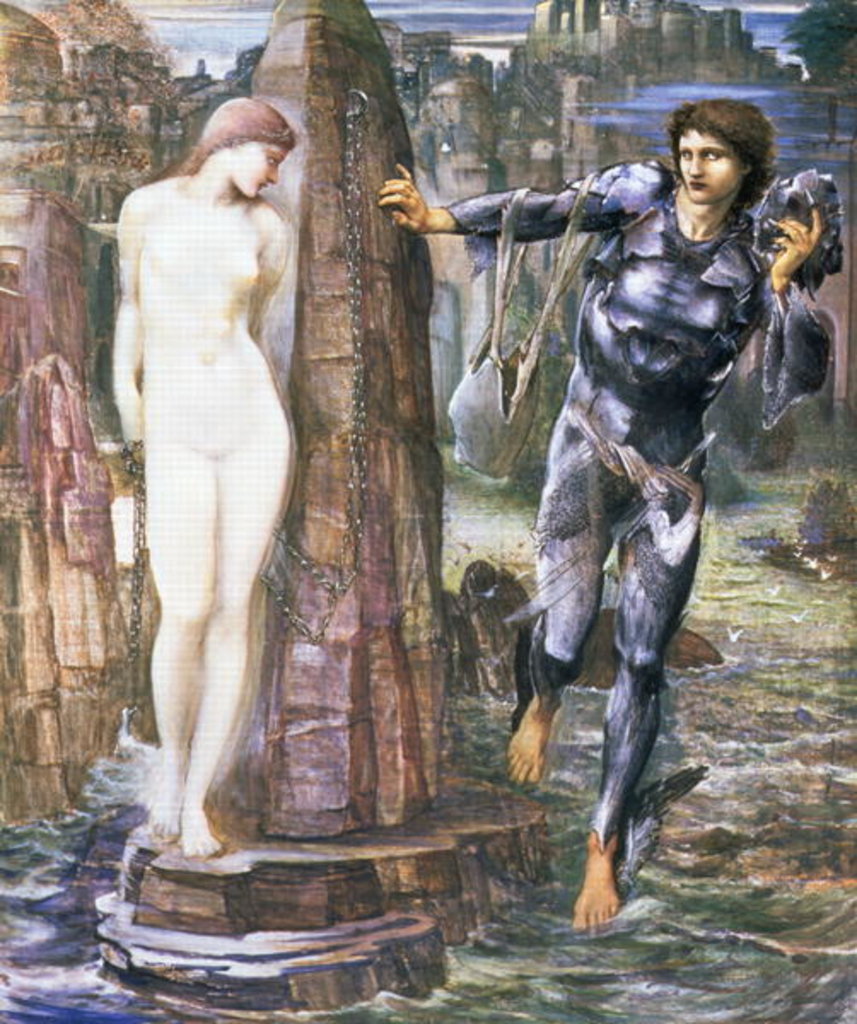 Detail of The Rock of Doom, c.1876 by Edward Coley Burne-Jones