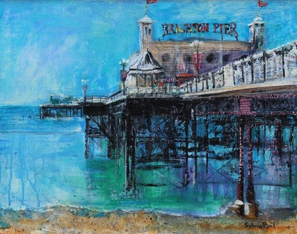 Detail of Brighton Pier by Sylvia Paul