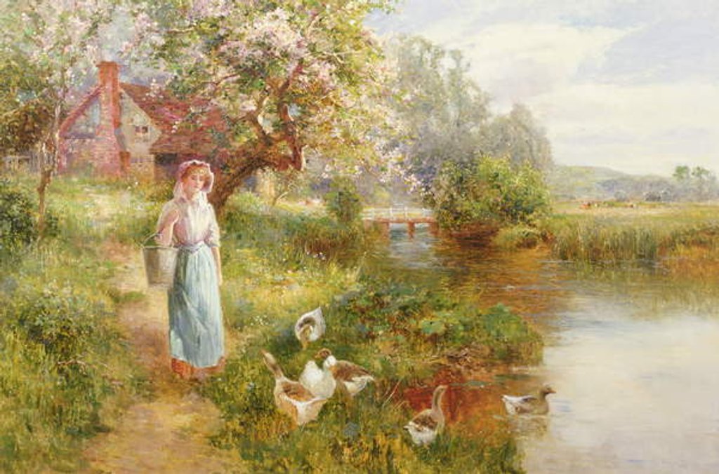 Detail of Spring by Ernest Walbourn