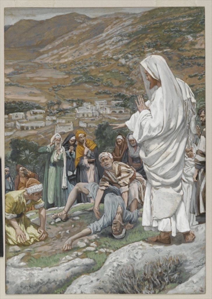 Detail of The Possessed Boy at the Foot of Mount Tabor by James Jacques Joseph Tissot