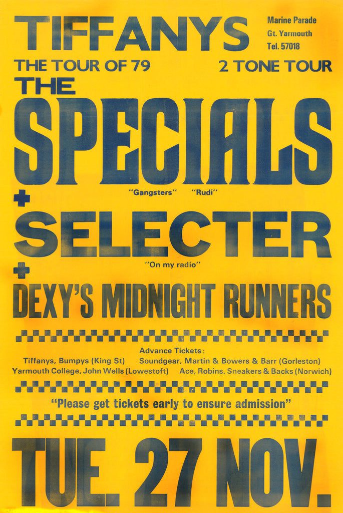 Detail of The Specials Poster (Distressed Look) by Rokpool