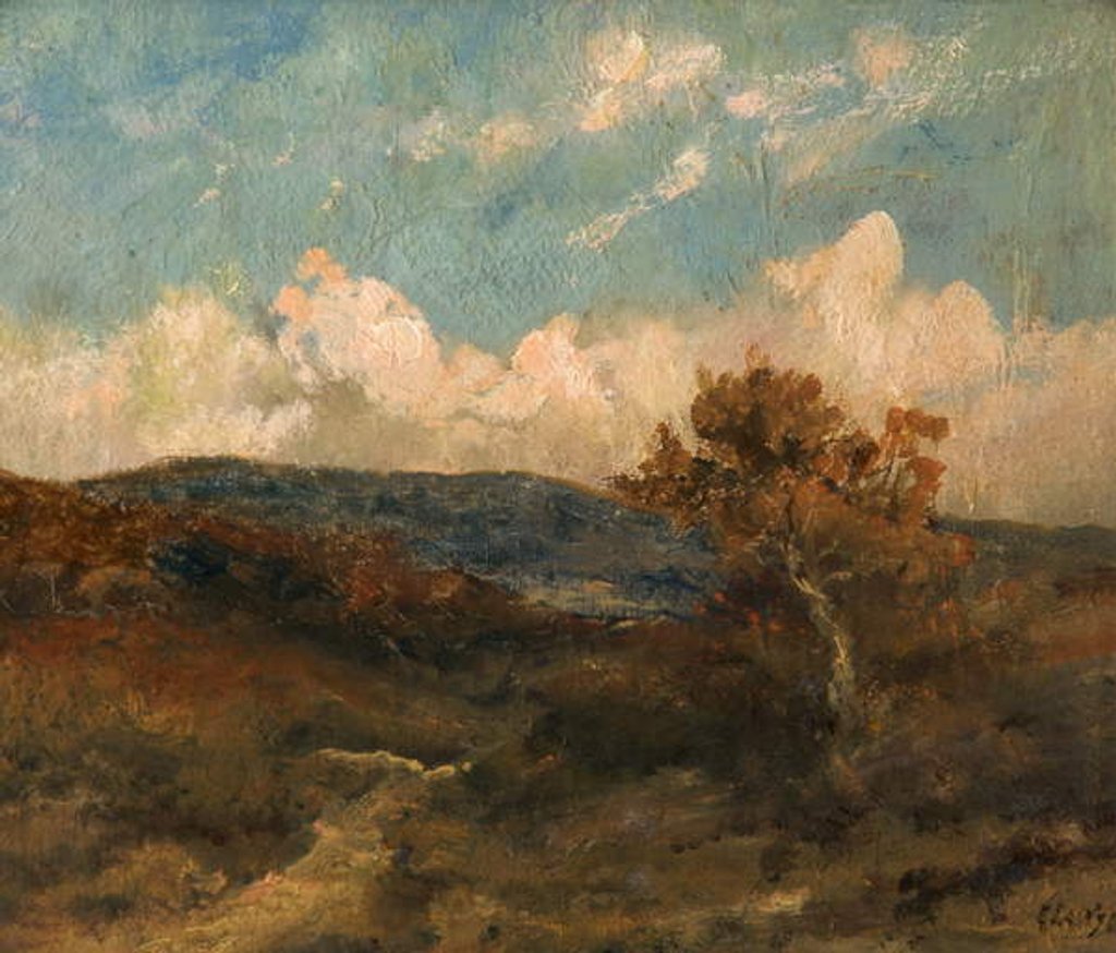 Detail of Landscape, c.1870-80 by Cecil Gordon Lawson