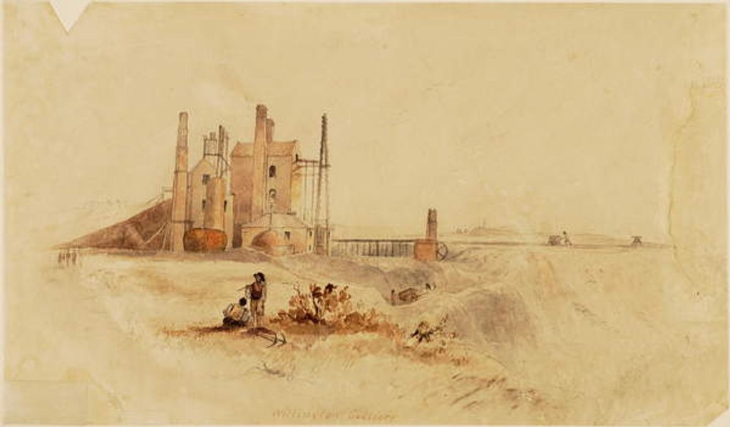 Detail of Willington Colliery by Thomas H. Hair