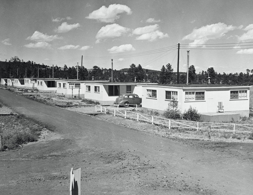 Detail of View of Houses Where Atomic Bomb Developers Lived by Corbis