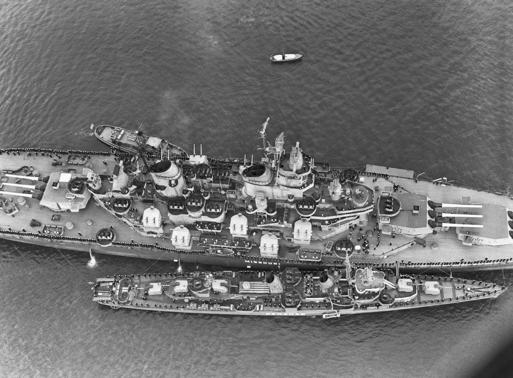 Detail of USS Missouri by Corbis