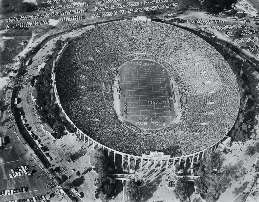 Detail of Ariel View of the Rose Bowl by Corbis