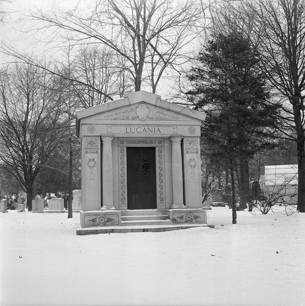 Detail of Lucky Luciano's Family Mausoleum by Corbis