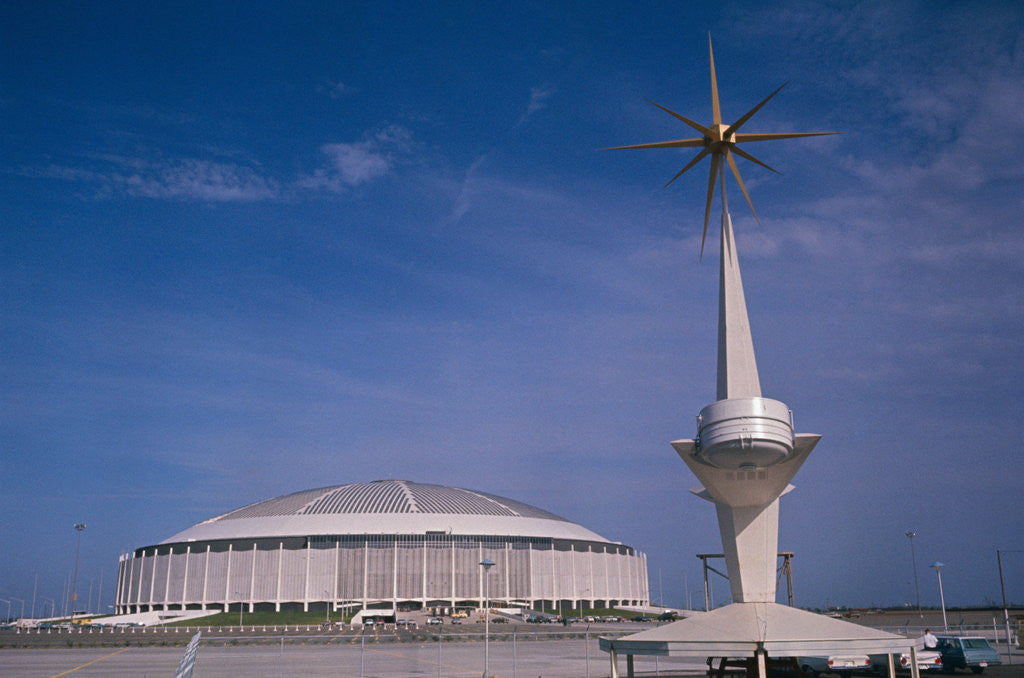 Detail of View of Houston Astrodome by Corbis