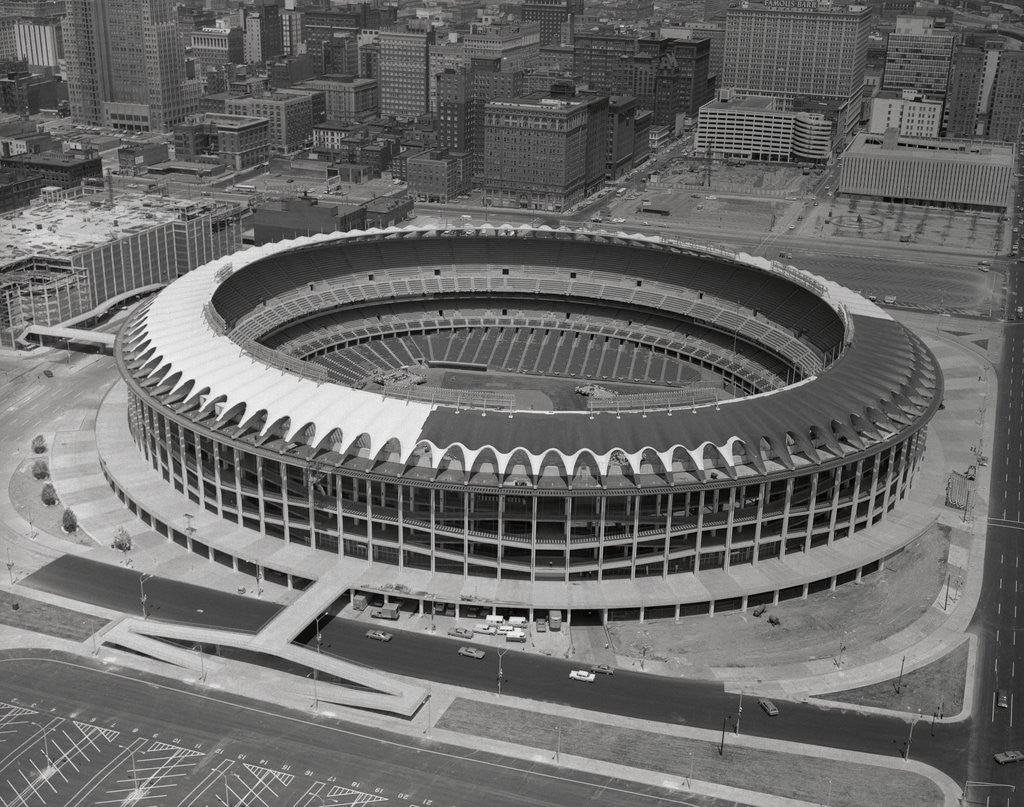 Detail of Overview of Busch Stadium by Corbis