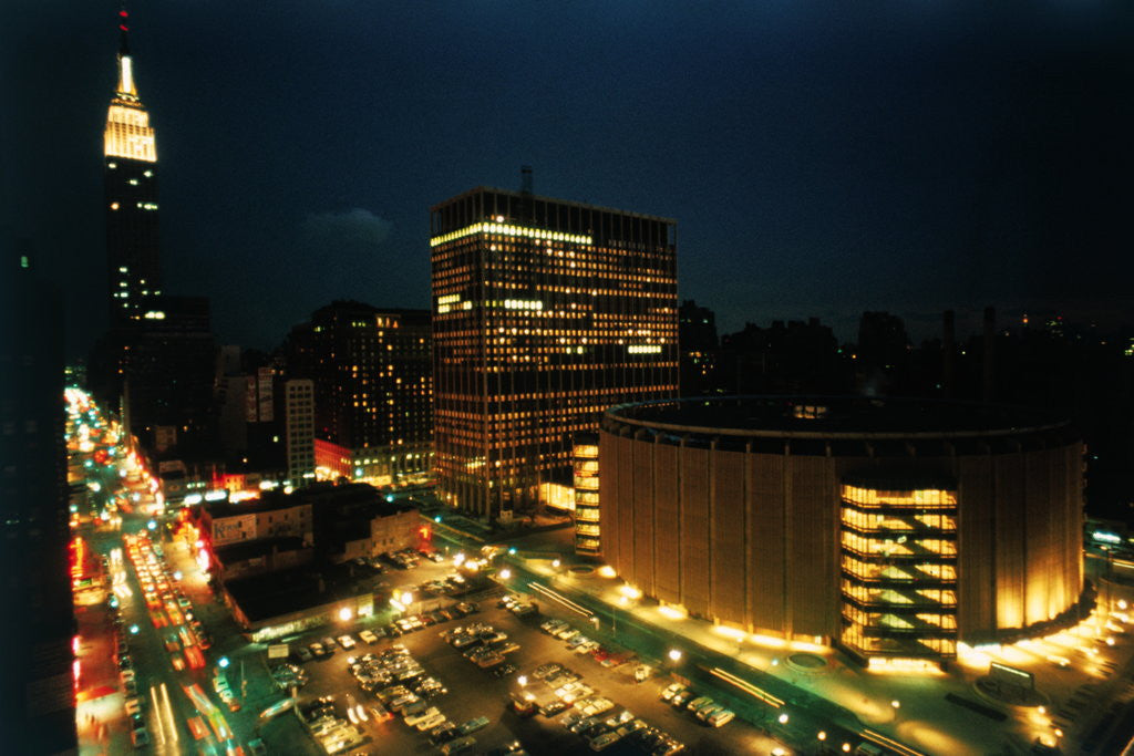 Detail of Exterior View of Madison Square Garden by Corbis