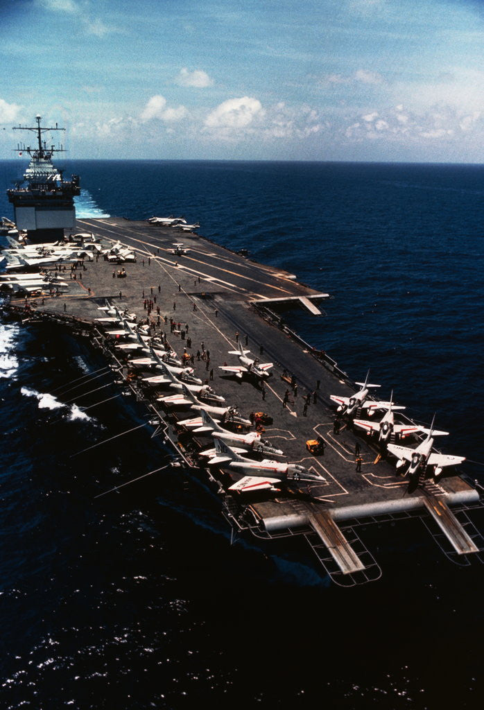 Detail of USS Enterprise by Corbis