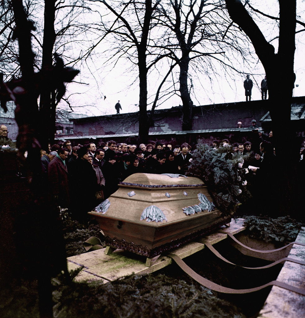 Detail of Funeral of Jan Palach by Corbis