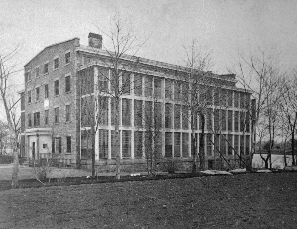 Detail of Mental Hospital on Blackwell's Island by Corbis