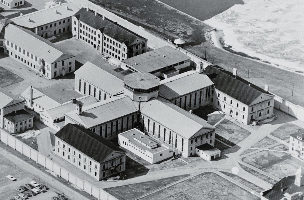 Detail of Aerial View of Penitentiary by Corbis