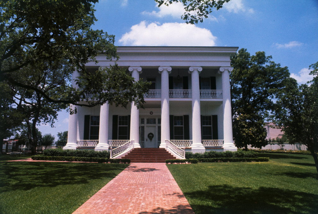 Detail of Exterior View of Governor's Mansion by Corbis