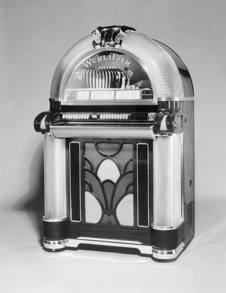 Detail of Wurlitzer Jukebox by Corbis