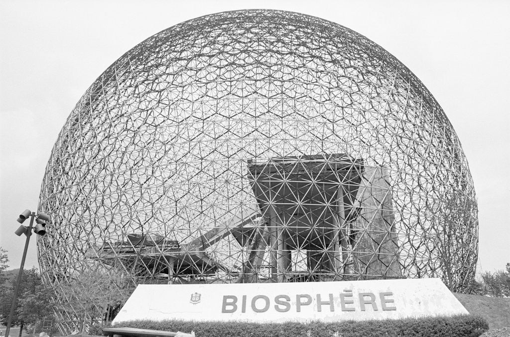 Detail of Biosphere Pavilion of Expo 67 by Corbis