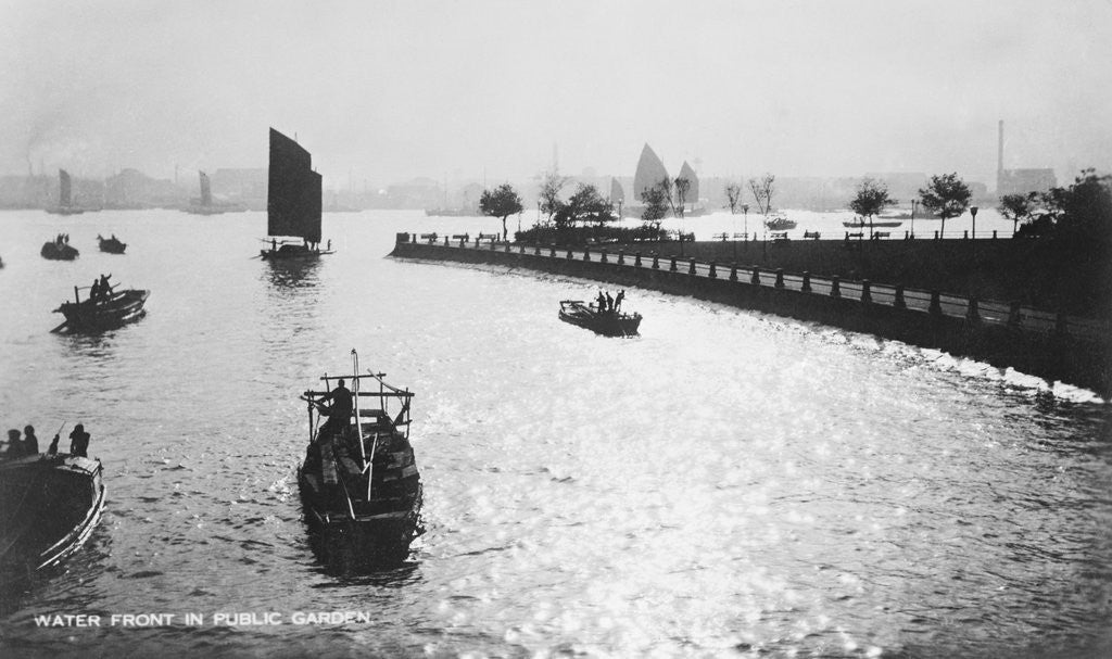 Detail of Huangpu River in Shanghai by Corbis