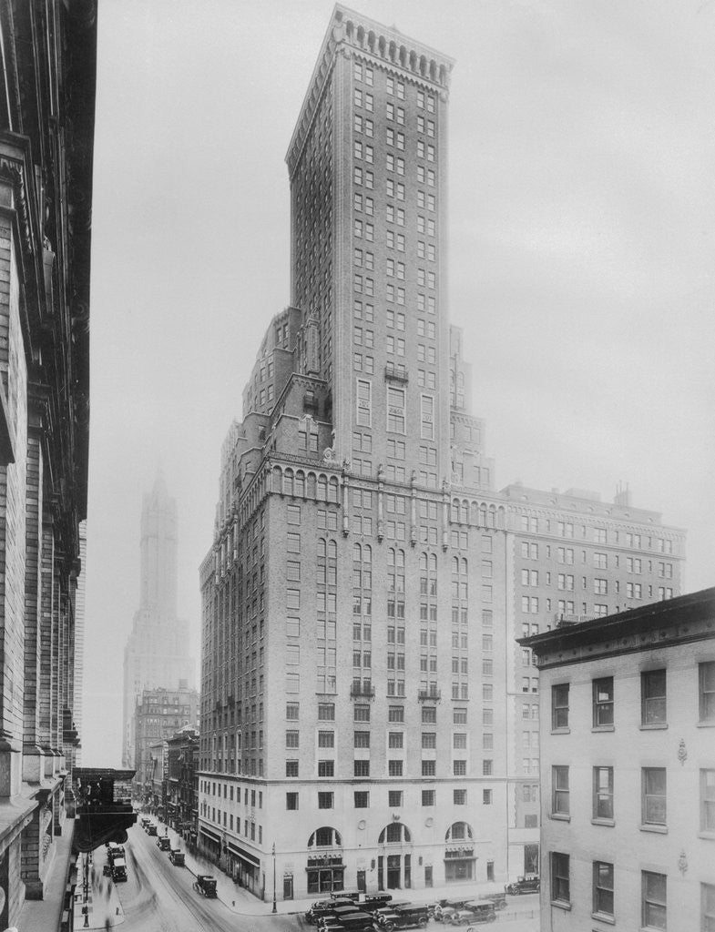 Detail of Exterior View of the Hotel Delmonico by Corbis