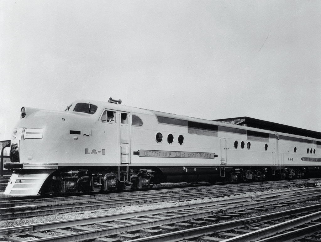 Detail of City of Los Angeles Train by Corbis