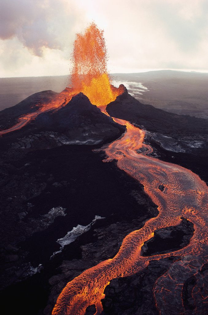 Detail of Kilauea Volcano Erupting by Corbis