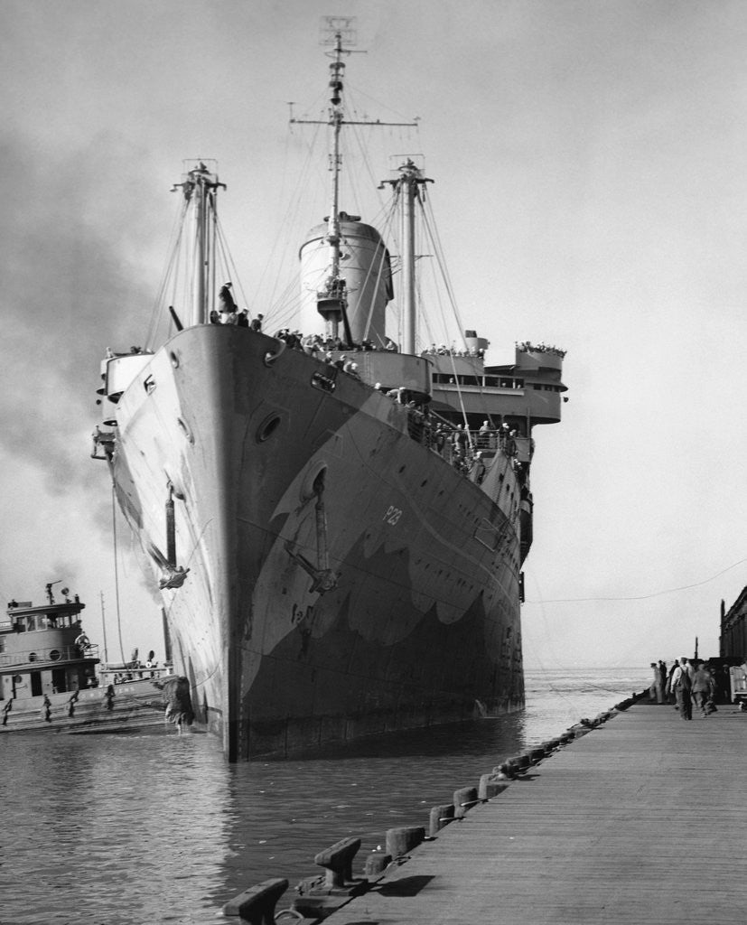 Detail of Front View of USS West Point by Corbis