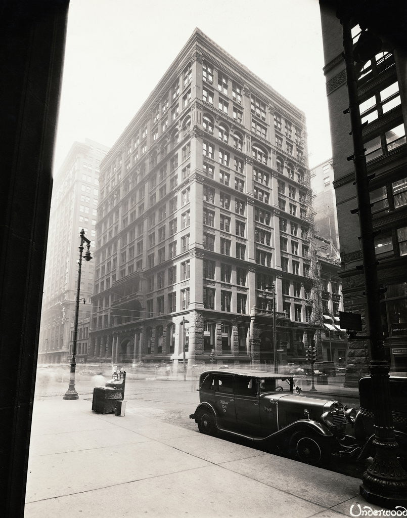 Detail of Home Insurance Building in Chicago by Corbis