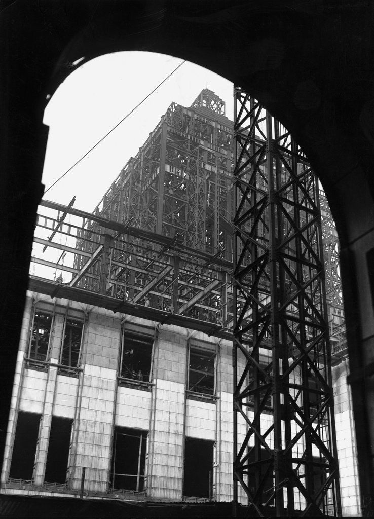 Detail of The New Japanese Diet Building by Corbis