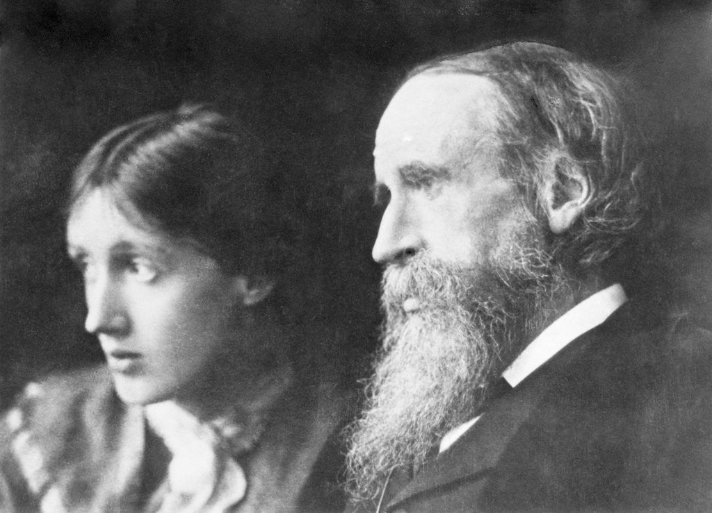 Detail of Portrait of Virginia Woolf and Sir Leslie Stephen by Corbis