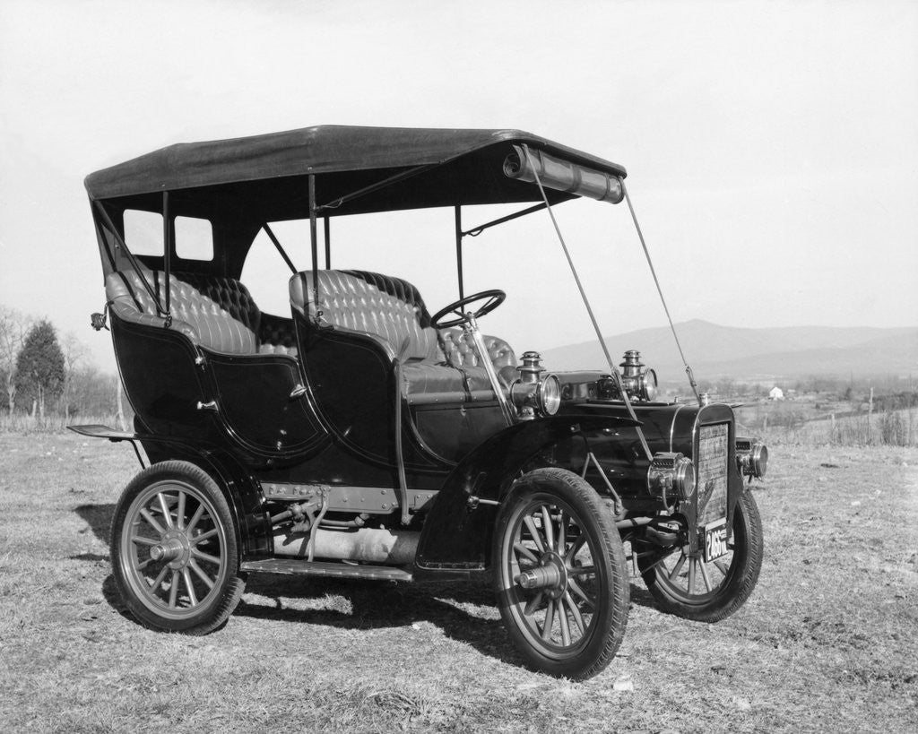 Detail of Early Model Cadillac Outdoors by Corbis