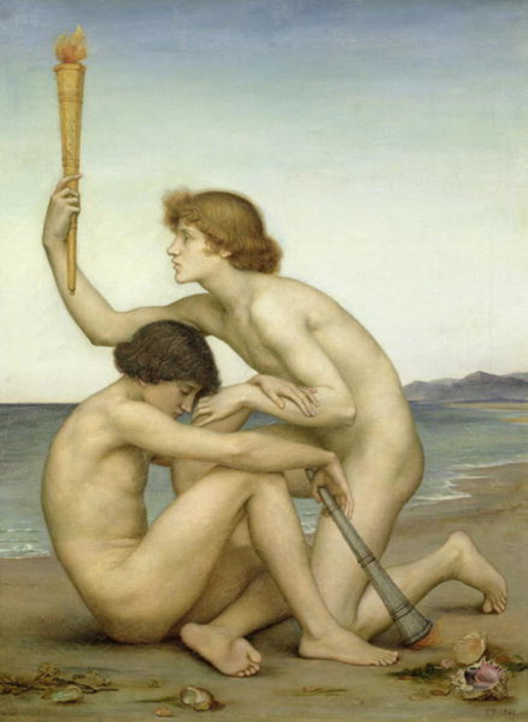 Detail of Phosphorus and Hesperus, 1881 by Evelyn De Morgan