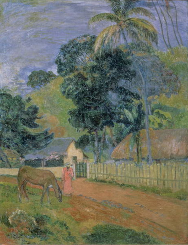 Detail of Landscape, 1899 by Paul Gauguin