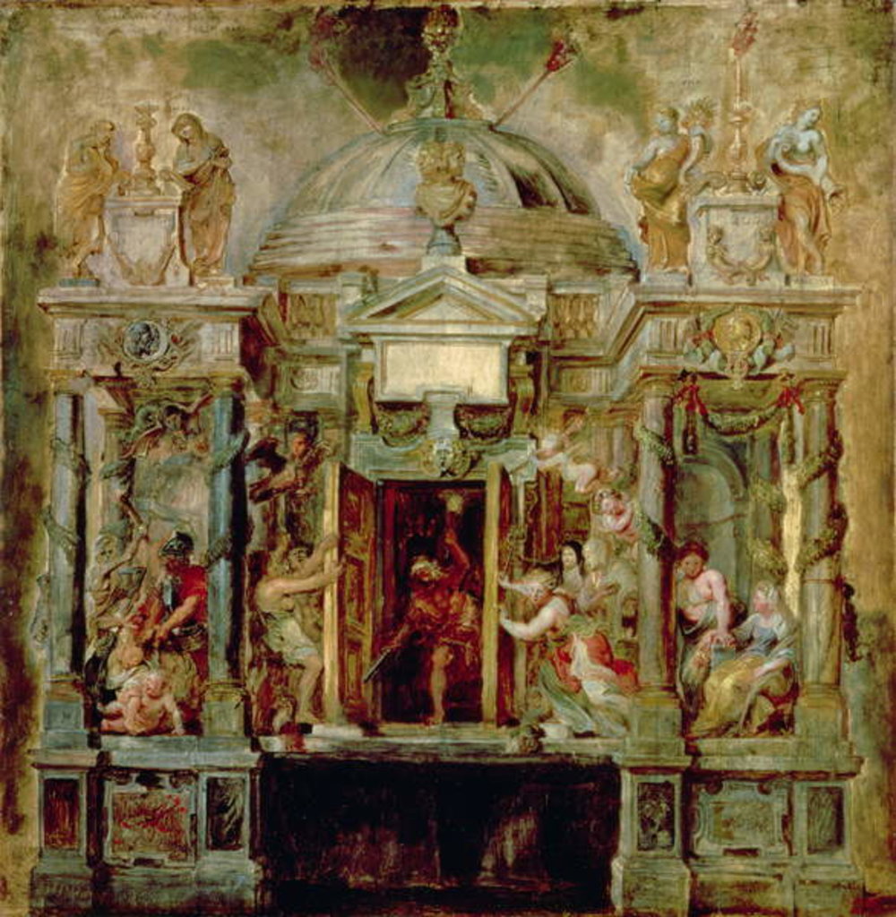 Detail of Temple of Janus, 1630s by Peter Paul Rubens